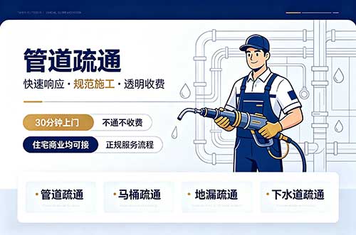 鹤山管道疏通